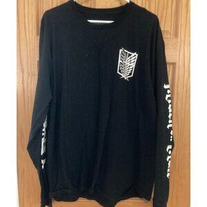 XL Attack on Titan Long Sleeve shirt